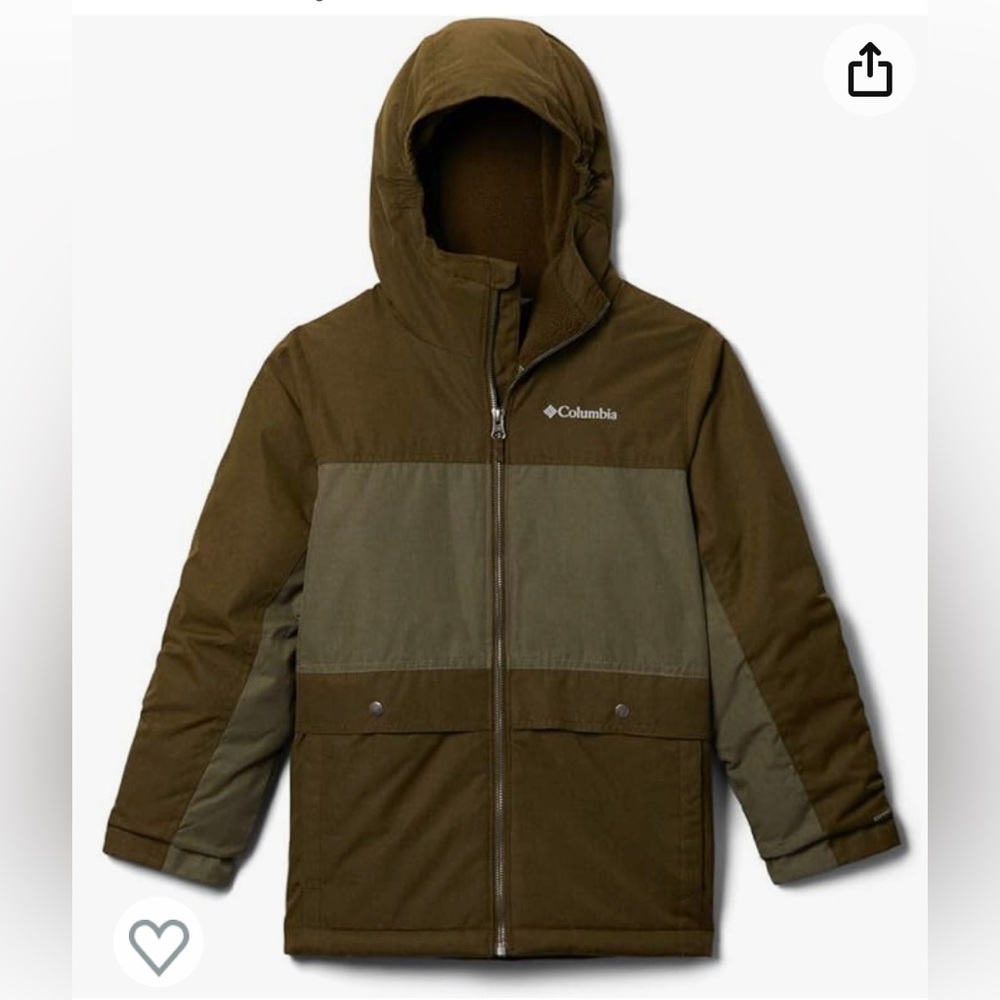 Columbia boys porteau jacket size L